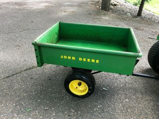 Vintage John Deere Model 80 Dump Cart For Lawn & Garden Tractors