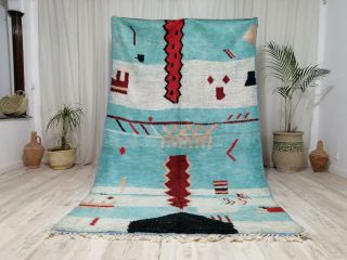Moroccan Handmade Boujaad Wool Rug 5 