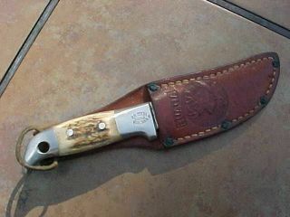 Vintage R.  H.  Ruana Bonner Montana Hunting Skinner Knife