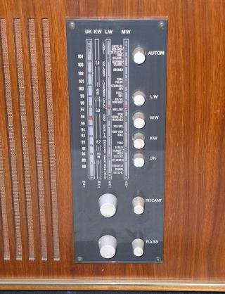 Schaub Lorenz Music Center 5001 Vintage German Radio w/Built In Tape Recorder 3