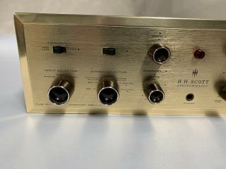 Vintage HH Scott Model 222C Stereomaster Vacuum Tube Amplifier Amp (G) 2