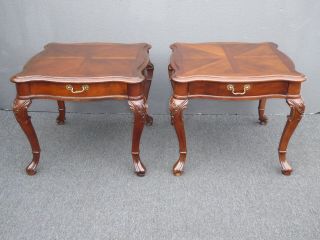 Pair Vintage French Provincial End Tables by Century Furniture 3