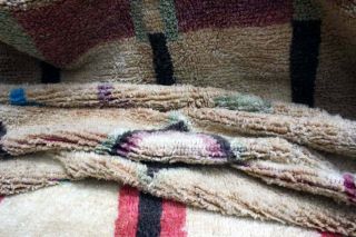 Moroccan Boujaad rug 100 Wool Gorgeous Handmade Berber carpet (5,  7 Ft x8,  6 FT) 2
