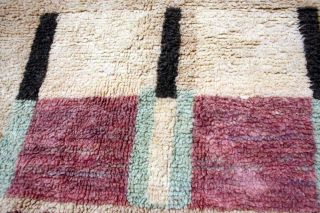 Moroccan Boujaad rug 100 Wool Gorgeous Handmade Berber carpet (5,  7 Ft x8,  6 FT) 3