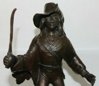 Tampa Bay Buccaneers Bronze Statue Football Helmet Pirate 12 " Vintage Johnson