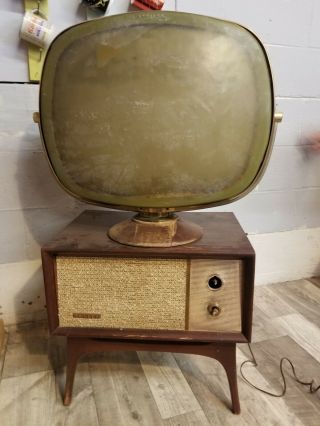 Vintage 1950s Philco Predicta Television Retro Mcm Space Age