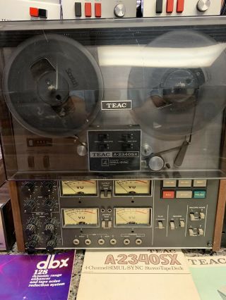 Vintage Teac A - 2340sx 4 Track Reel - To - Reel Tape Deck/recorder
