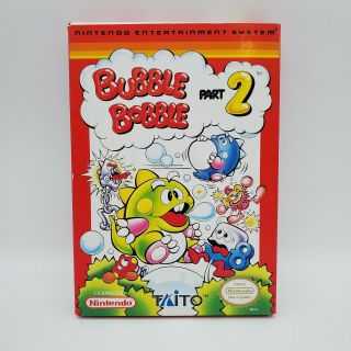 Bubble Bobble Part 2 Vintage 1993 Nintendo Nes Video Game Cartridge