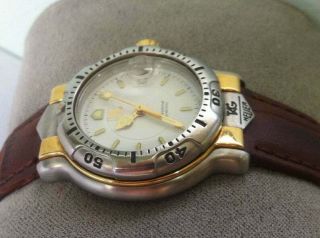 Ladies Tag Heuer Watch,  6000 Pro,  18 k Solid Gold,  S / Steel,  Vintage Swiss Made. 2