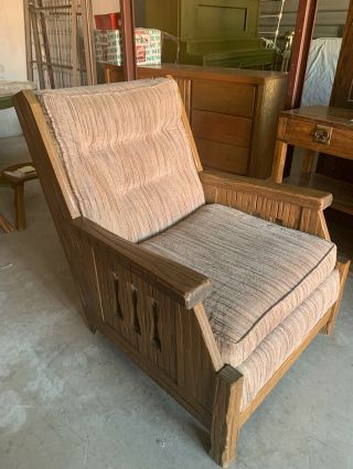 Vintage Ranch Oak Furniture Lounge Chair by A Brandt of Ft Worth 3