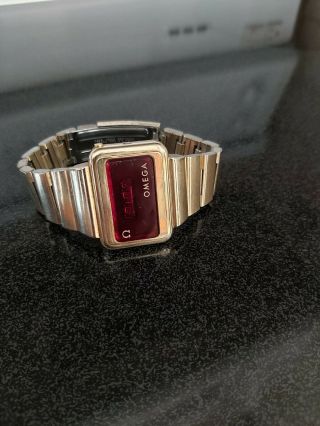 Omega Constellation 1602 Vintage digital Led watch Time Computer Watch 2