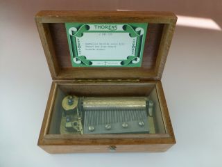 Vintage / Antique Swiss Thorens (pre Reuge) Music Box 50key 3songs (see Video)