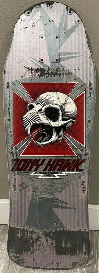 Powell Peralta Tony Hawk Chicken Skull Deck 1983 Make Me An Offer”