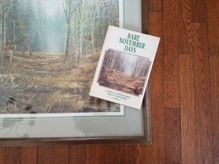 Bare November Days Print / Book Tom Huggler - Langston Grouse Woodcock Hunting