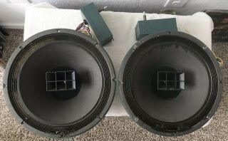 Vintage Altec Lansing 801 - D Duplex Coaxial Speaker Drivers W/ N - 3000 - E Crossover