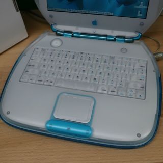 VTG Apple iBook Clamshell G3 w/Original BOX - Blueberry - cond, 3