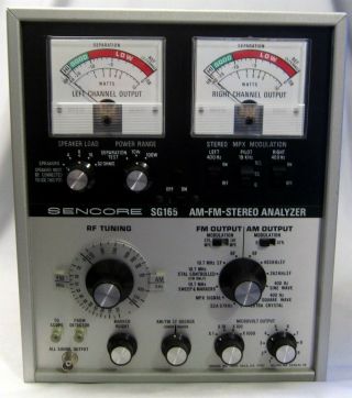 Sencore Sg165 Am - Fm - Stereo Analyzer : Vintage : Euc