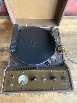 Vintage Presto Model J - 5 J5 Record Lathe Cutter Estate Find 2