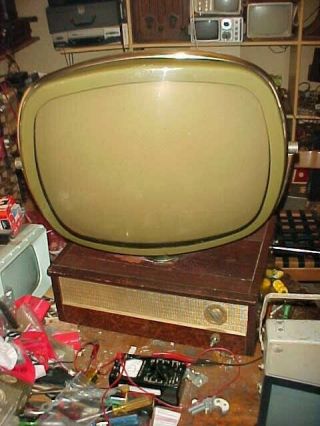 Retro Vintage Tv Philco Predicta Holiday 1958 21 Inch Neat Gaming - Watching Tv