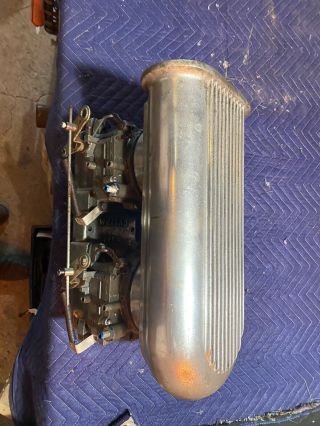 6 - 71 Blower Top Carbs And Scoop Hilborn Race Vintage Supercharger Hemi Weiand 3