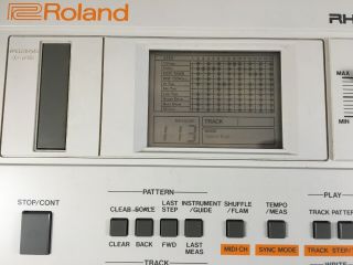 Vintage Roland Rhythm Composer TR - 707 Drum Machine Sequencer,  See Details BGH mb 3