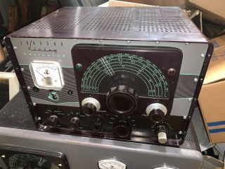 Vintage Johnson Viking Navigator Ham Radio Transmitter With Meter