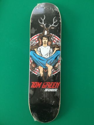 Nos Vintage 2003 Birdhouse Tom Green Skateboard Deck Sean Cliver Art Tony Hawk