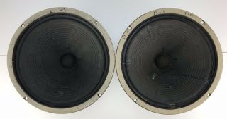Vox Celestion vintage T1088 12” speaker 1964 Silver/Gray Alnico Matching Pair 2
