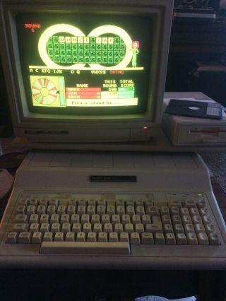 Vintage Computer.  Tandy 1000 Ex,  Tandy Cm - 5 Monitor,  And. 2