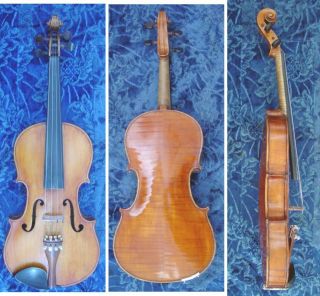 Handsome 4/4 Full Size Vintage Violin With Strad Label