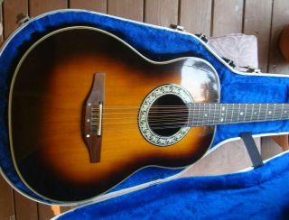 Vintage Venerable Ovation Model 1615 - 12 - String Acoustic/electric Guitar - Usa