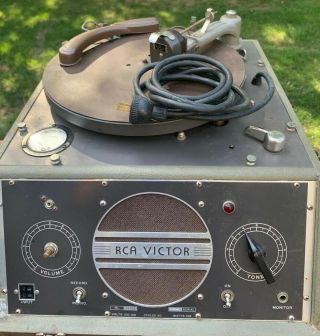 Vintage Rca Victor M - 12701 Record Cutter Turntable
