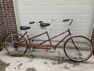 Vintage Schwinn De Luxe Twinn 5 - Speed Tandem Bicycle Chicago 1960’s