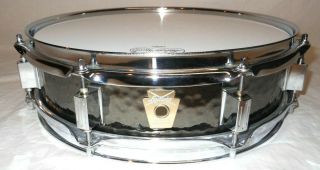 Absolutely Stunning Vintage 1994 Ludwig Hammered Brass Black Beauty 3 X 13 Snare