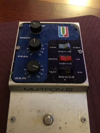 Mu - Tron Mutron Iii Envelope Pedal (, Vintage 70s) Musictronics