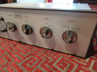 Vintage Ampex 403 Stereo Tube Preamplifier pre amp w/ many update parts modified 2