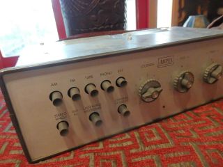 Vintage Ampex 403 Stereo Tube Preamplifier pre amp w/ many update parts modified 3