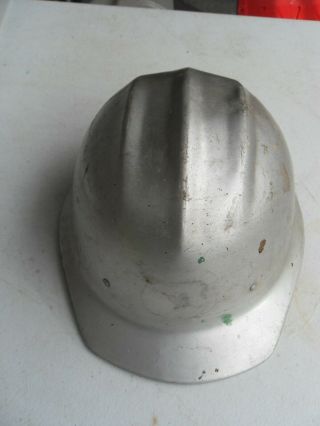 Vtg E.  D.  Bullard 502?? Hard Boiled Aluminum Hard Hat W/ Liner