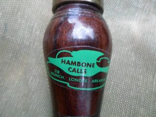 Vintage Hambone Duck Call Lonoke Arkansas 2
