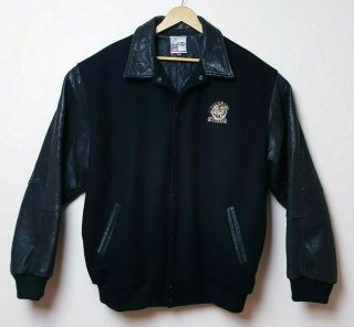 Richmond Tigers Football Club Rare Vintage Vivid Wool Leather Bomber Jacket 3xl