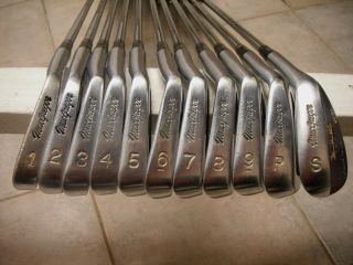 Macgregor Vip Tour Forged Cb92 Golf Irons 1 - P,  S.  Stiff Vintage.