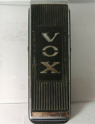 Vintage Vox V846 Wah Effects Pedal Made In Italy Usa