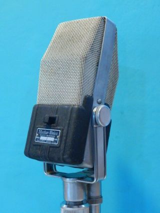 Vintage 1940s Electro Voice V2 Velocity Ribbon Microphone & Accessories