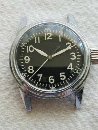 A Vintage Elgin Type A - 11 Ww Ii Military Wrist Watch. .