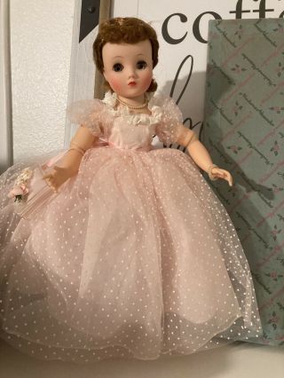 Vintage Madame Alexander Elise Doll Bridesmaid Pink Dress
