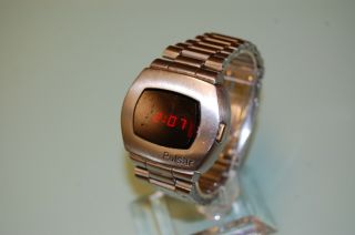 Vintage Pulsar P2 Time Computer Led 1973 James Bond 007 Wristwatch