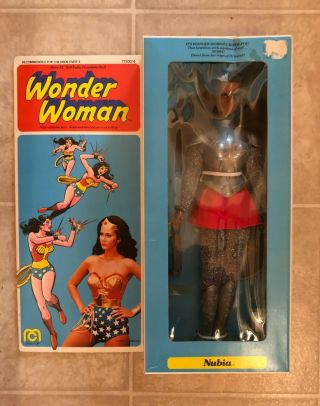 Vintage 1976 12” Mego Nubia Doll From 1970s Wonder Woman Tv Show