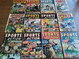 Vintage Sports Comics Atlas Sport Action Comics