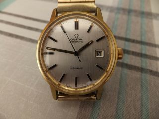 Wonderful Vintage Omega Geneve Gold / S/steel Automatic Watch,  1960s Wow.