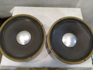Pair Vintage Jbl K - 120 12 Inch 8 Ohm Speakers - Cond,  All